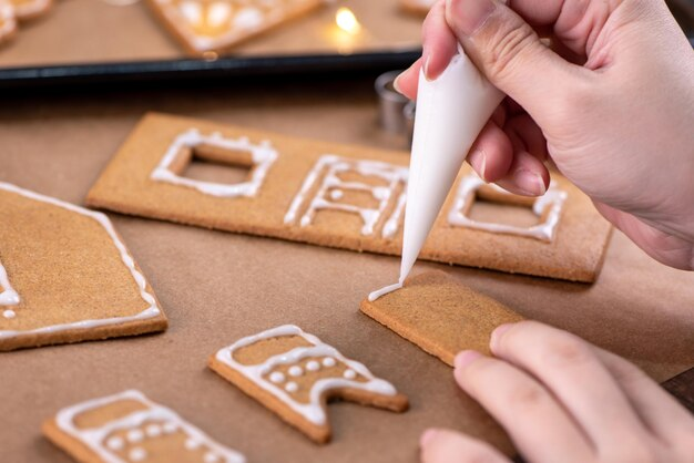 Gingerbread House Crafting